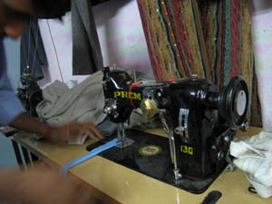 The new sewing machine